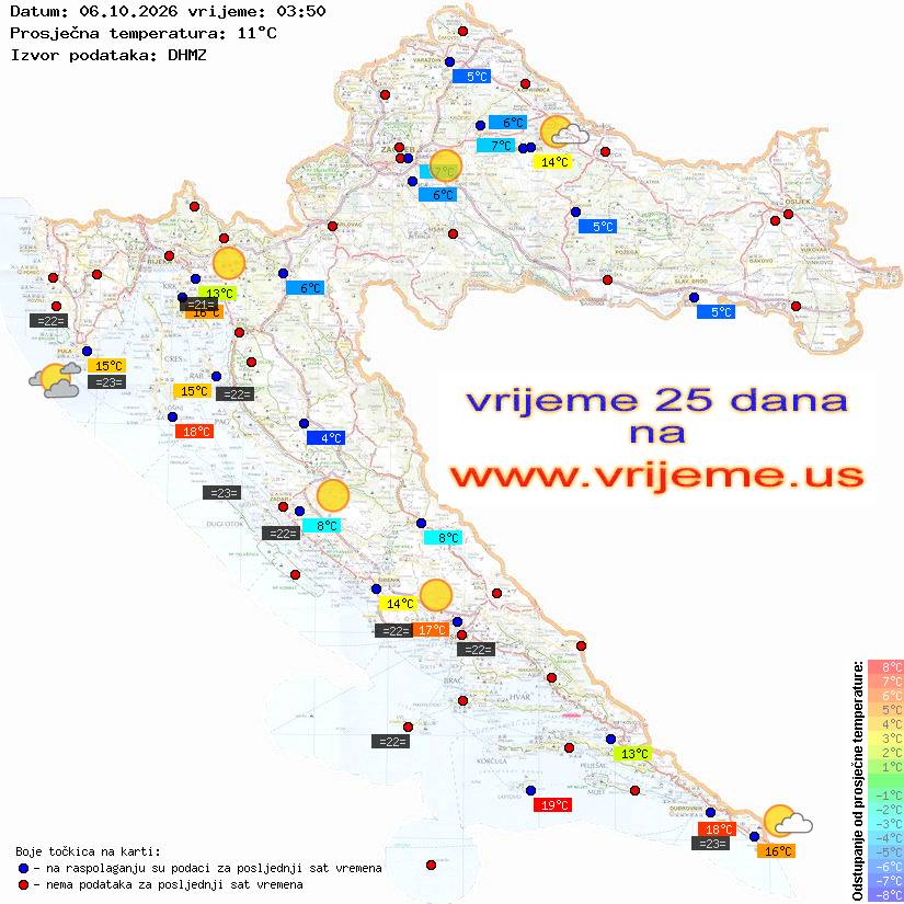 Vrijeme danas