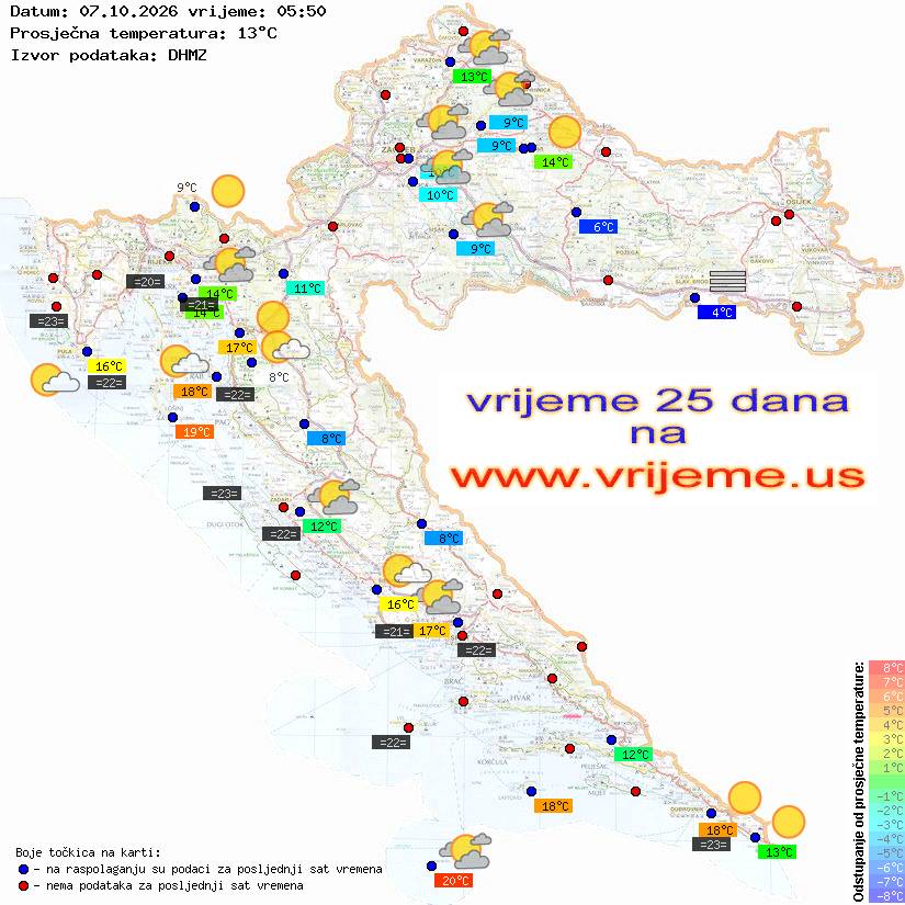 Vrijeme danas