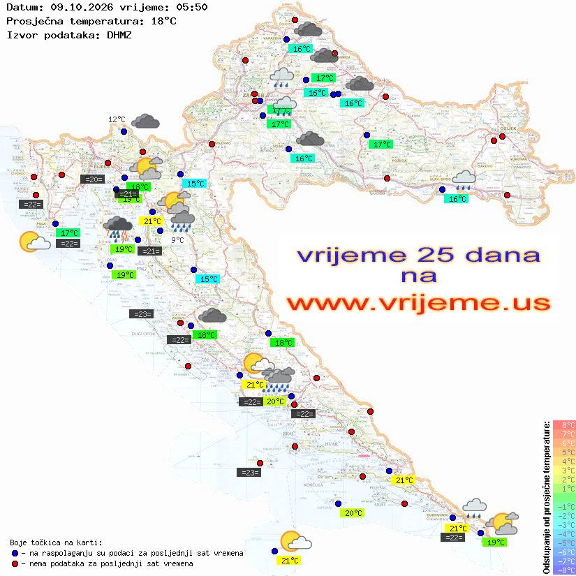 Vrijeme danas