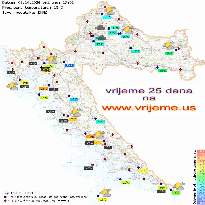 Vrijeme danas