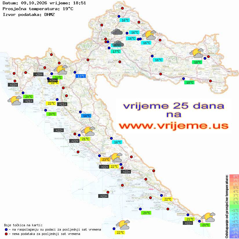 Vrijeme danas