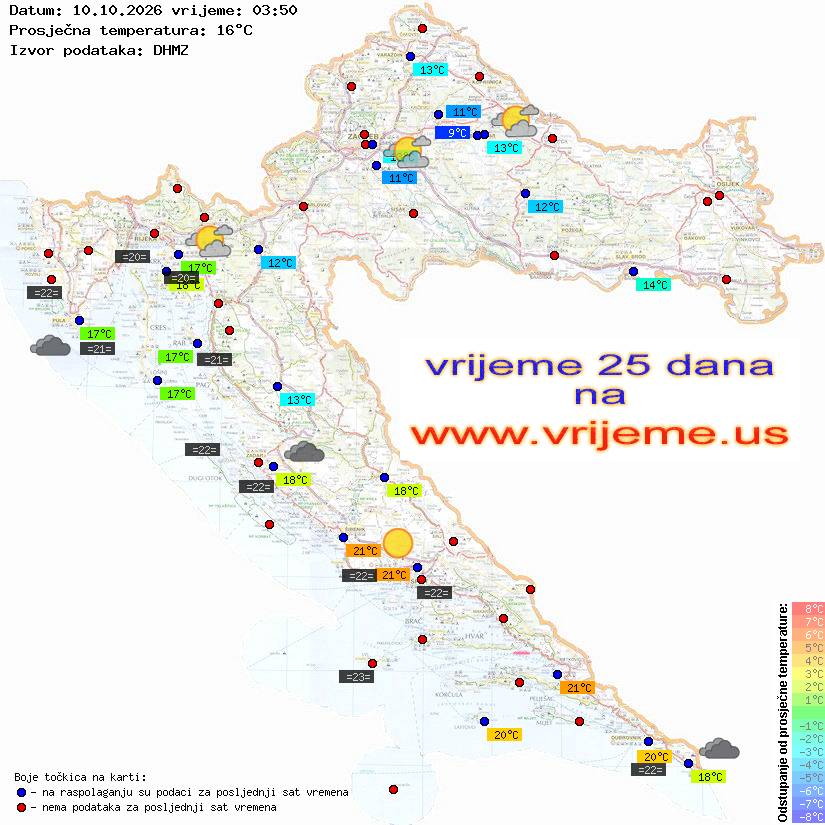 Vrijeme danas