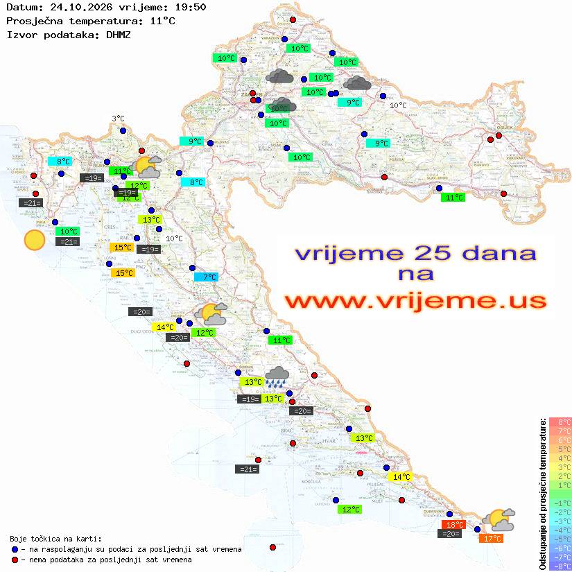 Vrijeme danas