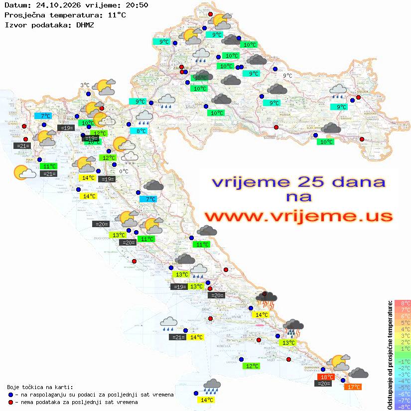 Vrijeme danas