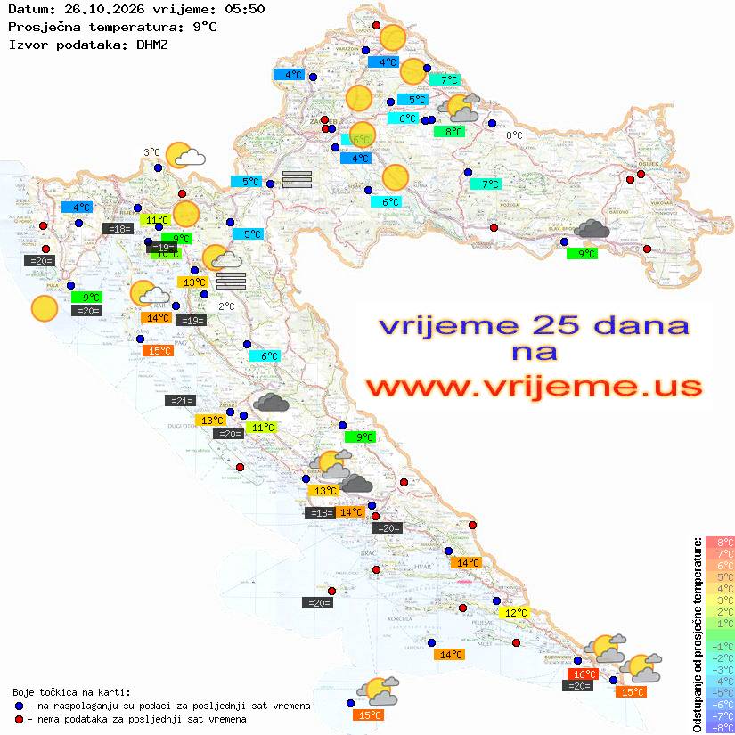 Vrijeme danas