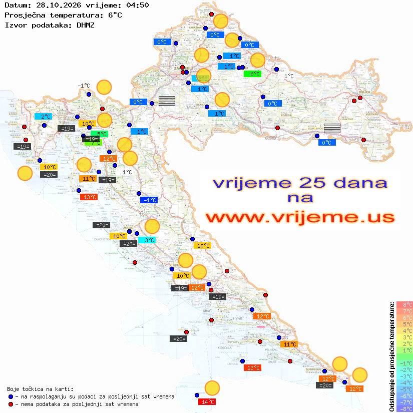 Vrijeme danas