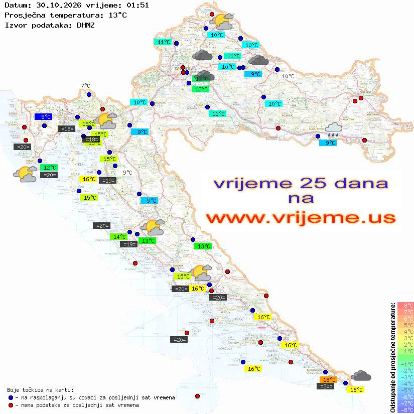 Vrijeme danas