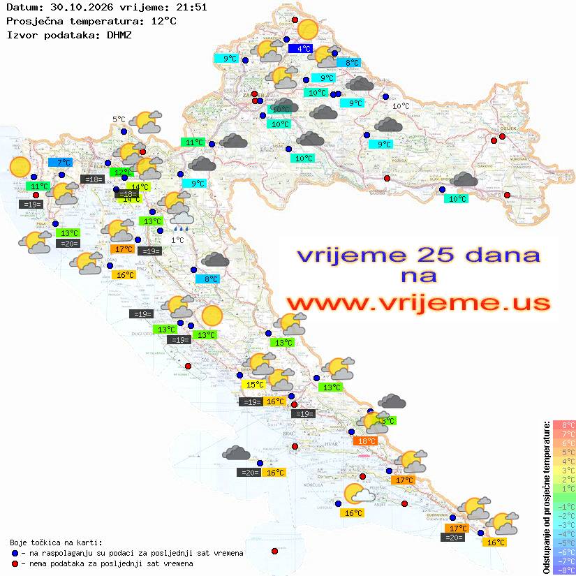 Vrijeme danas