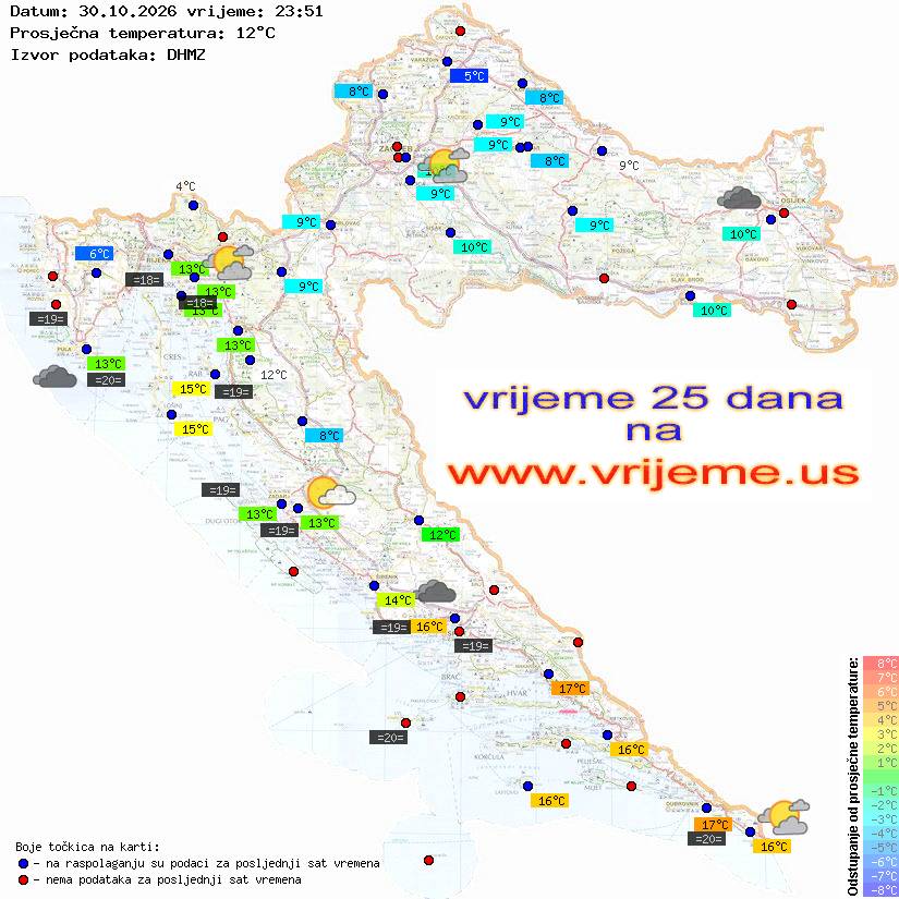 Vrijeme danas