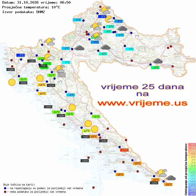Vrijeme danas