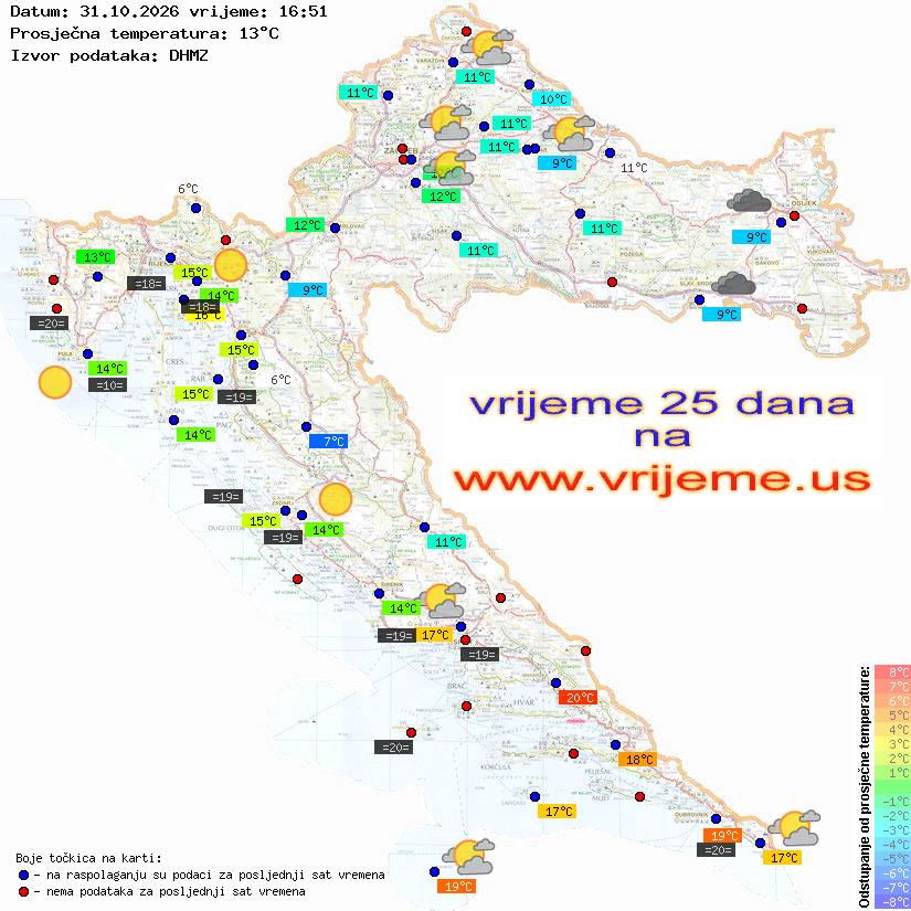 Vrijeme danas