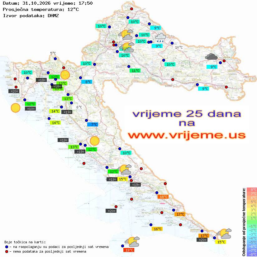 Vrijeme danas