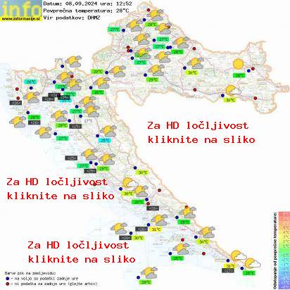 Trenutno vreme Hrvaška