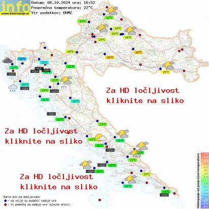 Trenutno vreme Hrvaška