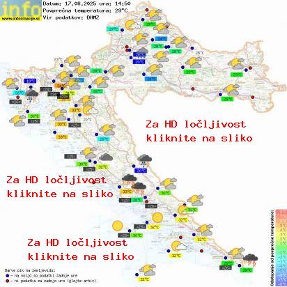 Trenutno vreme Hrvaška