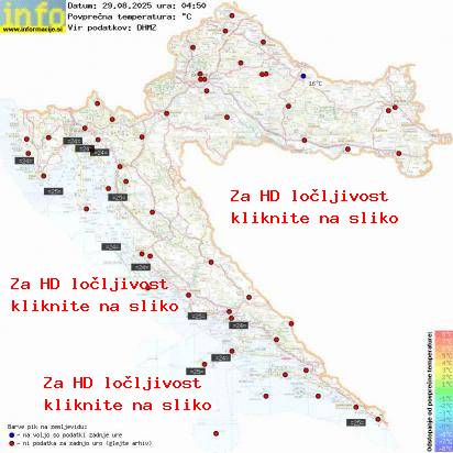 Trenutno vreme Hrvaška