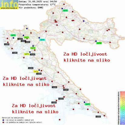 Trenutno vreme Hrvaška
