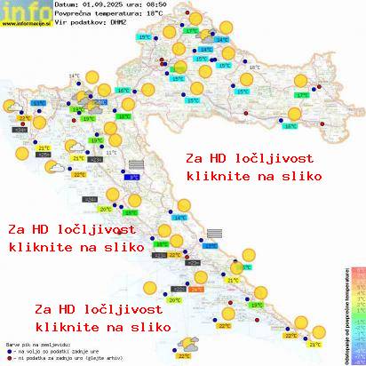 Trenutno vreme Hrvaška