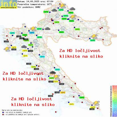 Trenutno vreme Hrvaška
