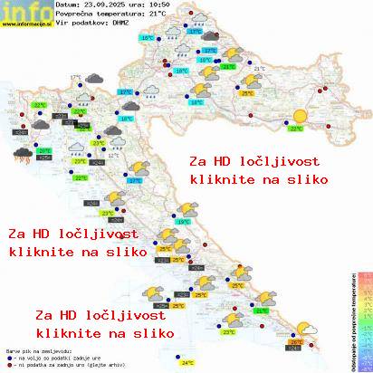Trenutno vreme Hrvaška