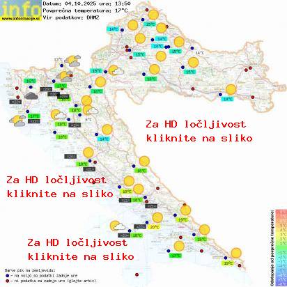 Trenutno vreme Hrvaška