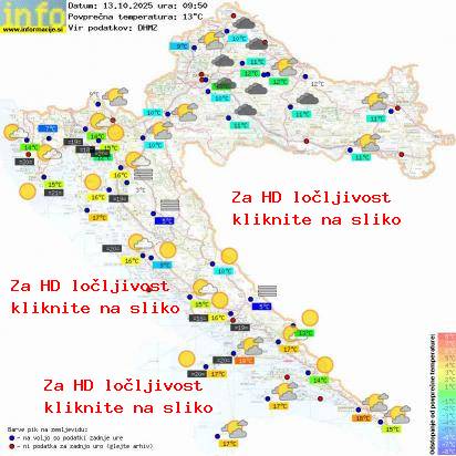 Trenutno vreme Hrvaška