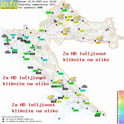 Trenutno vreme Hrvaška