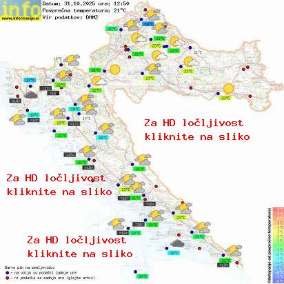 Trenutno vreme Hrvaška