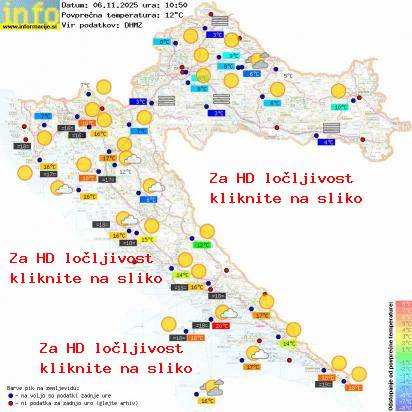 Trenutno vreme Hrvaška