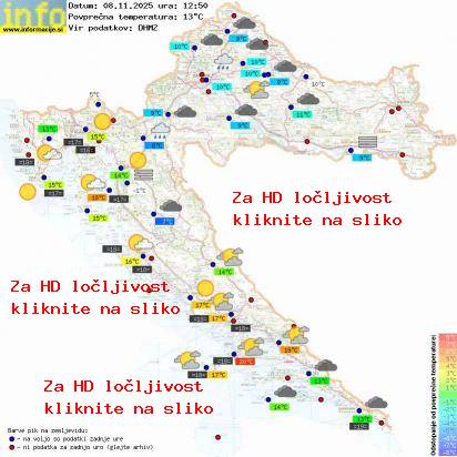 Trenutno vreme Hrvaška