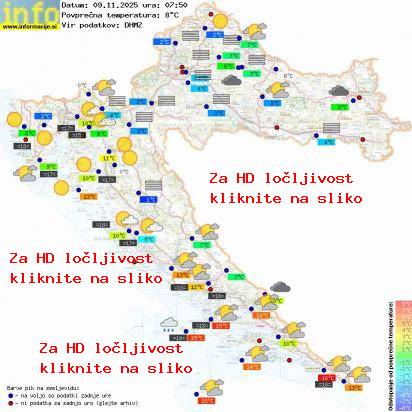 Trenutno vreme Hrvaška