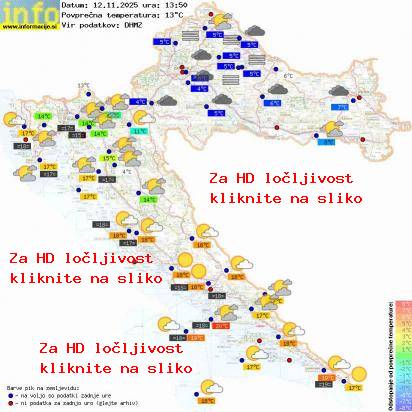 Trenutno vreme Hrvaška