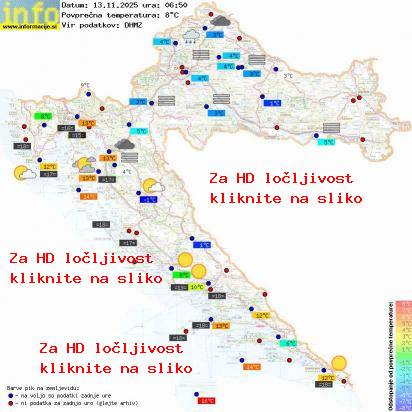 Trenutno vreme Hrvaška