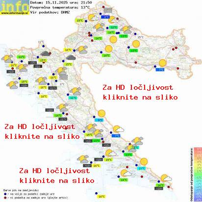 Trenutno vreme Hrvaška