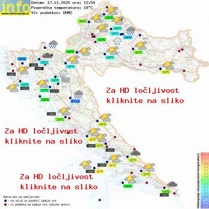 Trenutno vreme Hrvaška