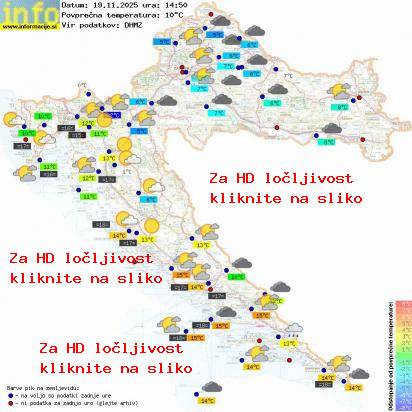 Trenutno vreme Hrvaška