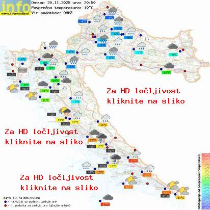 Trenutno vreme Hrvaška