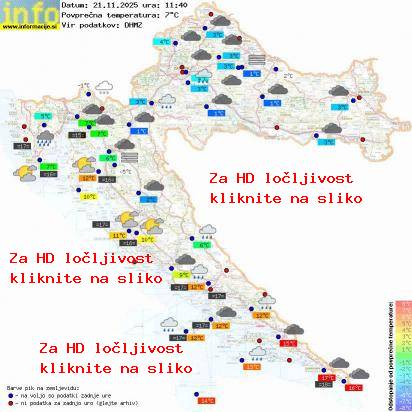 Trenutno vreme Hrvaška