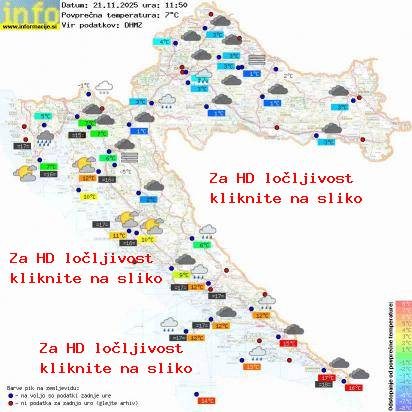 Trenutno vreme Hrvaška