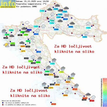 Trenutno vreme Hrvaška