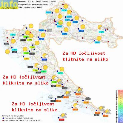 Trenutno vreme Hrvaška