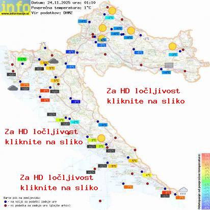 Trenutno vreme Hrvaška