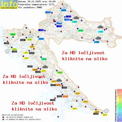 Trenutno vreme Hrvaška