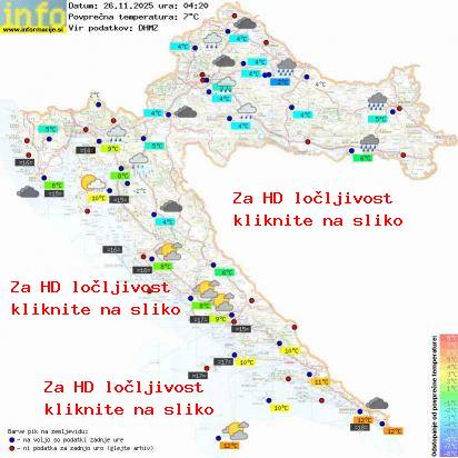 Trenutno vreme Hrvaška