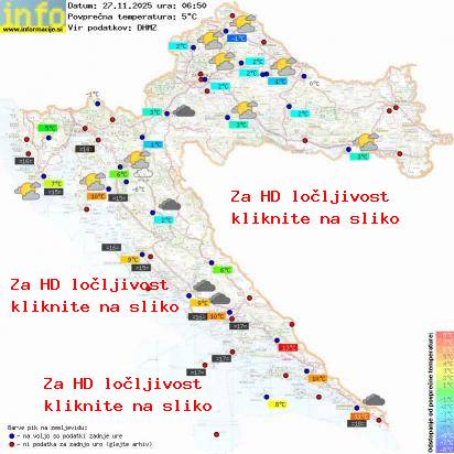 Trenutno vreme Hrvaška