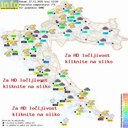 Trenutno vreme Hrvaška