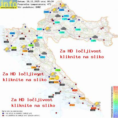 Trenutno vreme Hrvaška