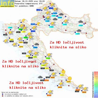 Trenutno vreme Hrvaška