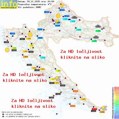 Trenutno vreme Hrvaška
