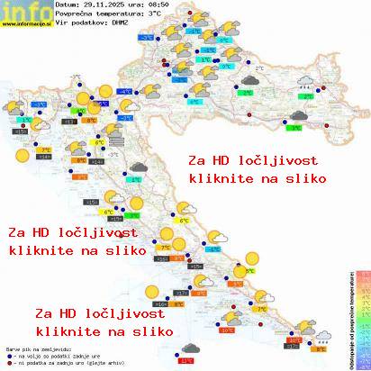 Trenutno vreme Hrvaška